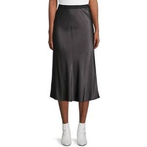 Garage Silk Midi Skirt